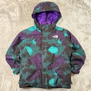 The North Face Kids Jacket in Teal, Purple, Black